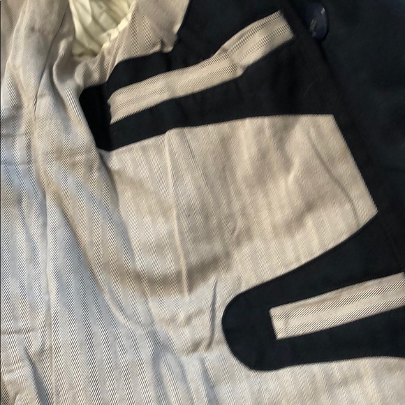 Mens Wool Pea Coat (XS) - Picture 3 of 13